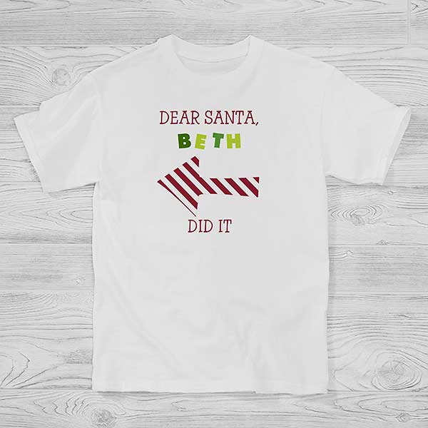 Personalized Christmas Clothes - Dear Santa - 9427