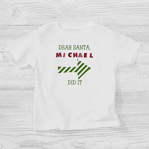 Personalized Christmas Clothes - Dear Santa - 9427