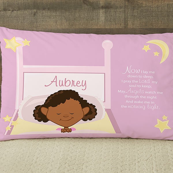 Personalized Girls Pillowcase Bedtime Prayer