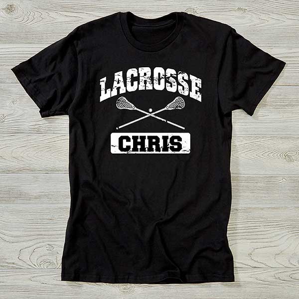 Custom Personalized Sports Black T Shirts - 9580