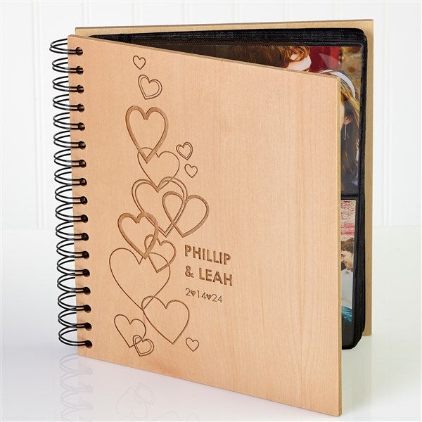 Personalized Photo Albums - Hearts of Love - 9624
