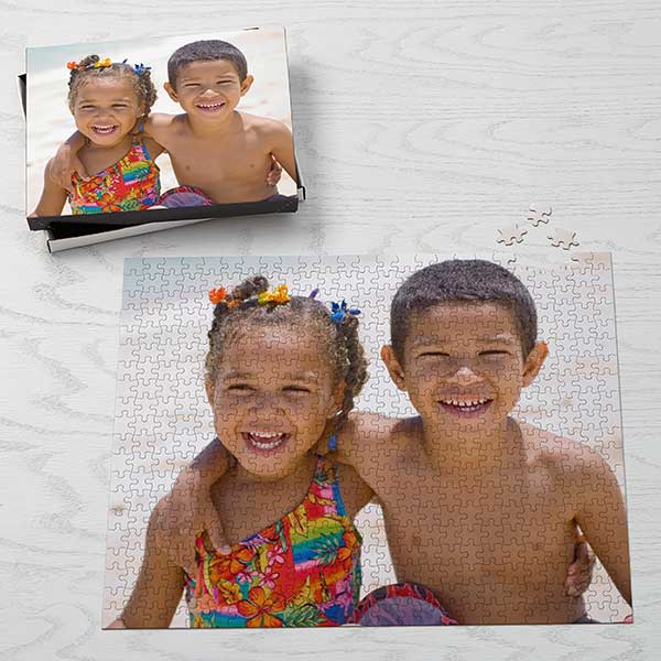 Personalized Photo Jigsaw Puzzle with Picture Tin - 9702