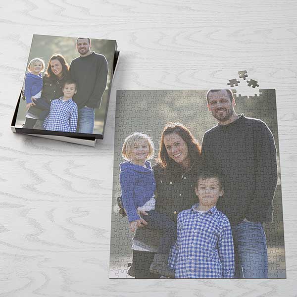 Personalized Photo Jigsaw Puzzle with Picture Tin - 9702