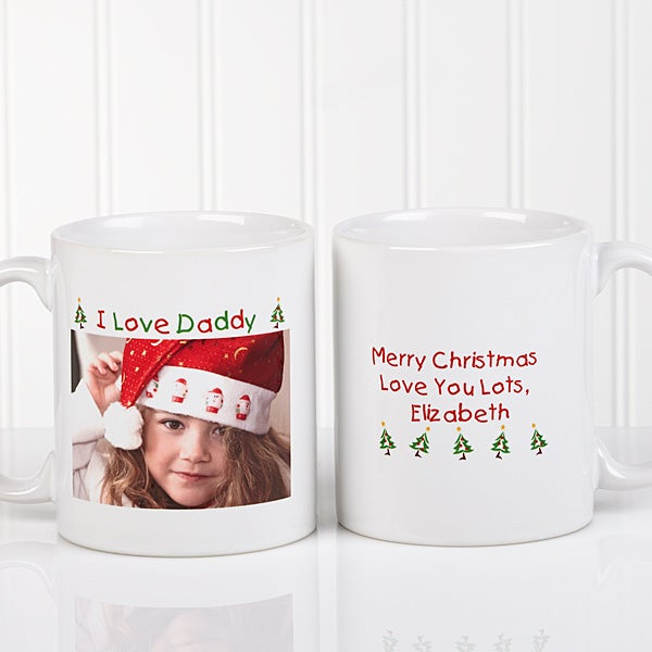 Personalized Loving You Holiday Photo Coffee Mug - 9779