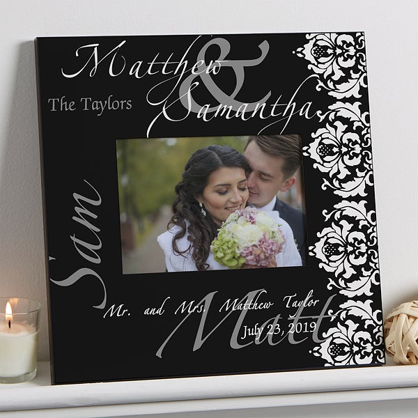 Personalized 5x7 Wall Picture Frames Wedding Couple