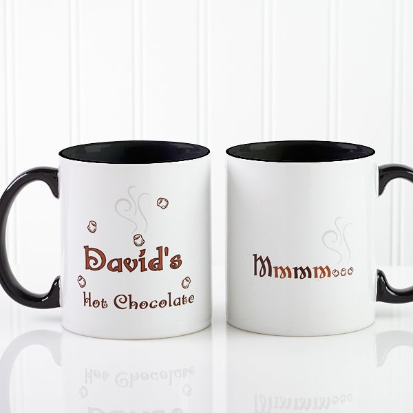 Personalized Hot Chocolate Mug Set - MMMM Good Design - 9822