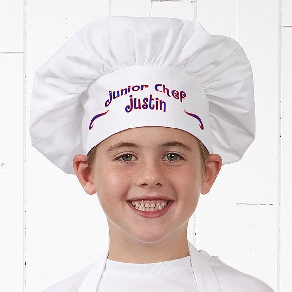 Personalised Embroidered Chef Hat  Any NAME SALE! 