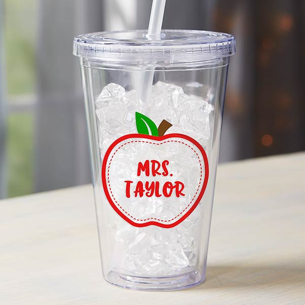 Personalized Tumbler for Teachers - Teacher On The Go - 9919