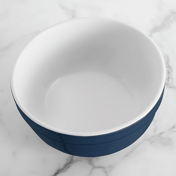Classic Personalized Serving BowlNavy