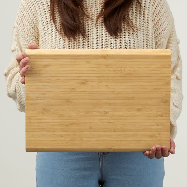 Classic Monogram Engraved Bamboo Cutting Board photo 3