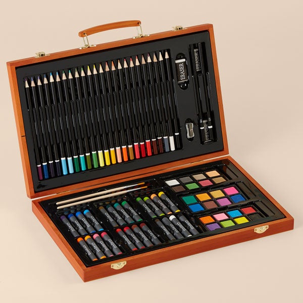 Personalized Drawing Set Watercolor Crayon Personalized Kids Art Set