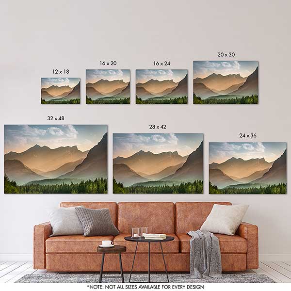Personalized Photo Canvas Print 28x42