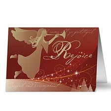 Angel Gabriel Religious Personalized Christmas Cards - 6175