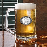 Engraved Medallion Personalized Beer Stein - 6277