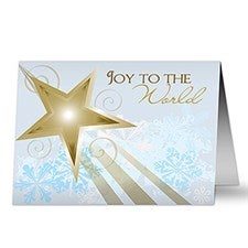 Star of Bethlehem Personalized Christmas Cards - 6293