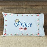 Personalized Kids Pillowcase - Junior Royalty Design - 6400