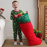 3 ft. Jumbo Personalized Christmas Stocking - 6461