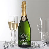 New Year's Eve Personalized Champagne Bottle - 6485D