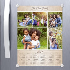 Photo Collage Personalized Calendar Poster - 6503