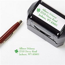 Four Leaf Clover Personalized Note Cards - 6586
