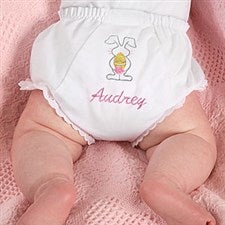 Embroidered Easter Bunny Diaper Cover - 6600
