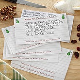 Happy Marriage Personalized Recipe Cards - 6643