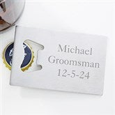 Personalized Credit Card Bottle Opener - 6650