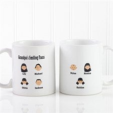 Personalized Cartoon Character Coffee Mug for Grandparents - 6704