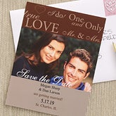 Personalized Save The Date Photo Wedding Cards  Magnets - 6744