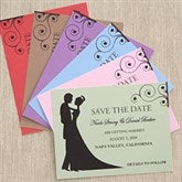 Bride & Groom Save The Date Cards & Magnets - 6753