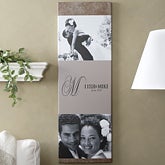 Wedding Photos Personalized Canvas Art - This Day Forward - 6757