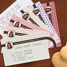 Personalized Photo Recipe Cards - From the Kitchen Of - 6787