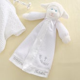 Bless This Child Christian Lamb Personalized Baby Blanket Doll - 6874
