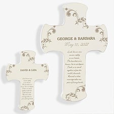 Marriage Blessings Personalized Wedding Wall Cross - 6887