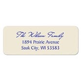 Family Return Address Labels - Signature Script - 6898