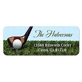 Personalized Golf Return Address Labels - 6989