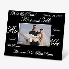 Personalized Wedding Picture Frames - Mr and Mrs Collection - 7035