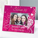 Sweet Sixteen Personalized Birthday Picture Frames - 7136