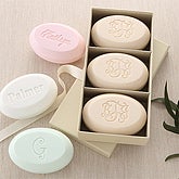 Personalized Guest Soaps Set - Custom Name or Monogram - 7276D