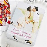 Personalized Wedding Favor Photo Playing Cards - 7331