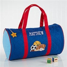 Boys Personalized Sports Duffel Bag & Travel Case - 7348