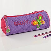 Butterfly Personalized Girls Pencil Case - 7350