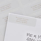 Silver & Gold Personalized Return Address Labels - 7354