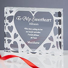 Romantic Personalized Gifts - Youre All I Need Keepsake - 7452