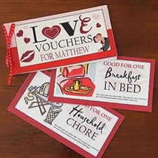 Personalized Coupon Book Romantic Gift - Vouchers Of Love - 7454