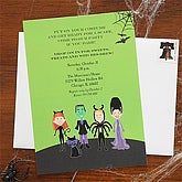 Personalized Halloween Costume Party Invitations - 7459