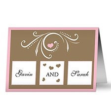 Personalized Wedding Cards - Mr and Mrs - 7484