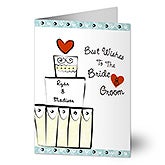 Best Wishes Personalized Wedding Cards - 7485