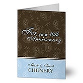 For Your Anniversary Personalized Anniversary Greeting Card - 7486