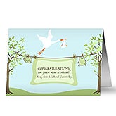 Personalized Baby Greeting Cards - New Arrival - 7495